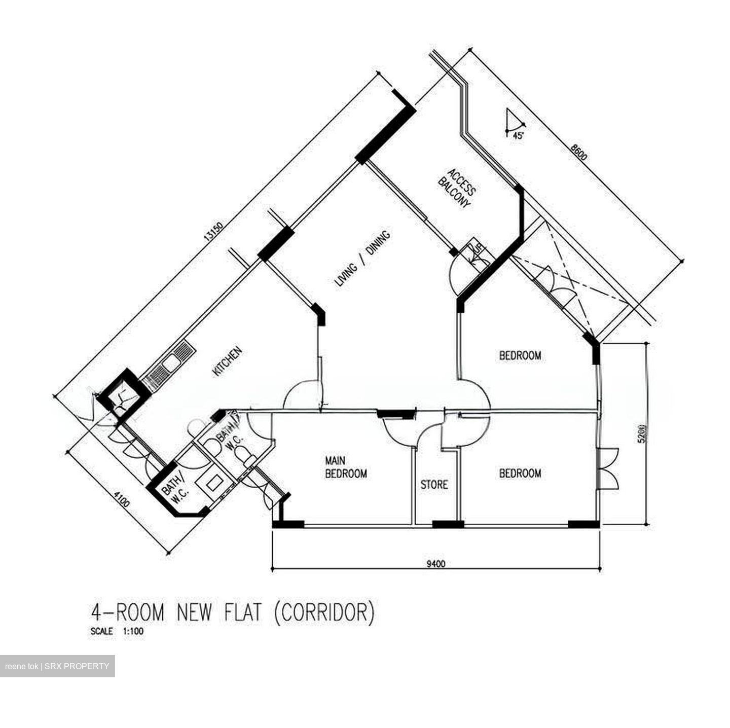 Blk 257 Jurong East Street 24 (Jurong East), HDB 4 Rooms #634923131